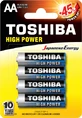 Батарейки Toshiba R6-AA, 4 шт.