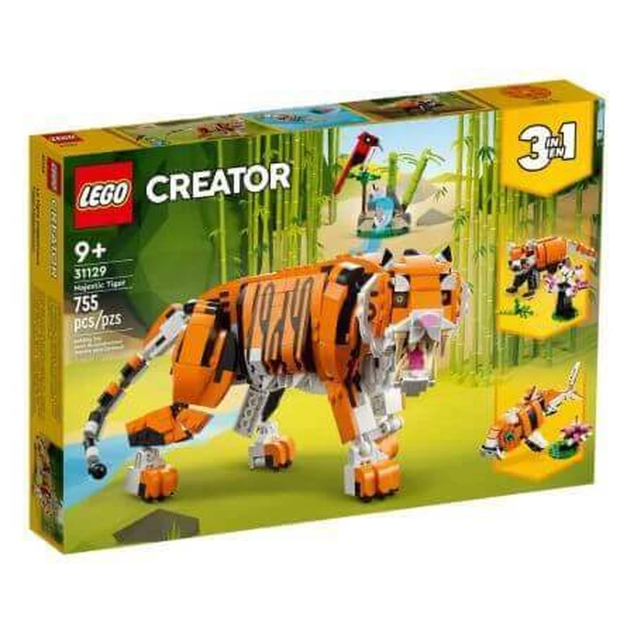 Великий тигр, +9 років, 31129, Lego Creator: ціни та характеристики