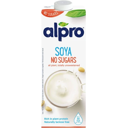 Alpro несладкий соевый напиток 1 л: цены и характеристики