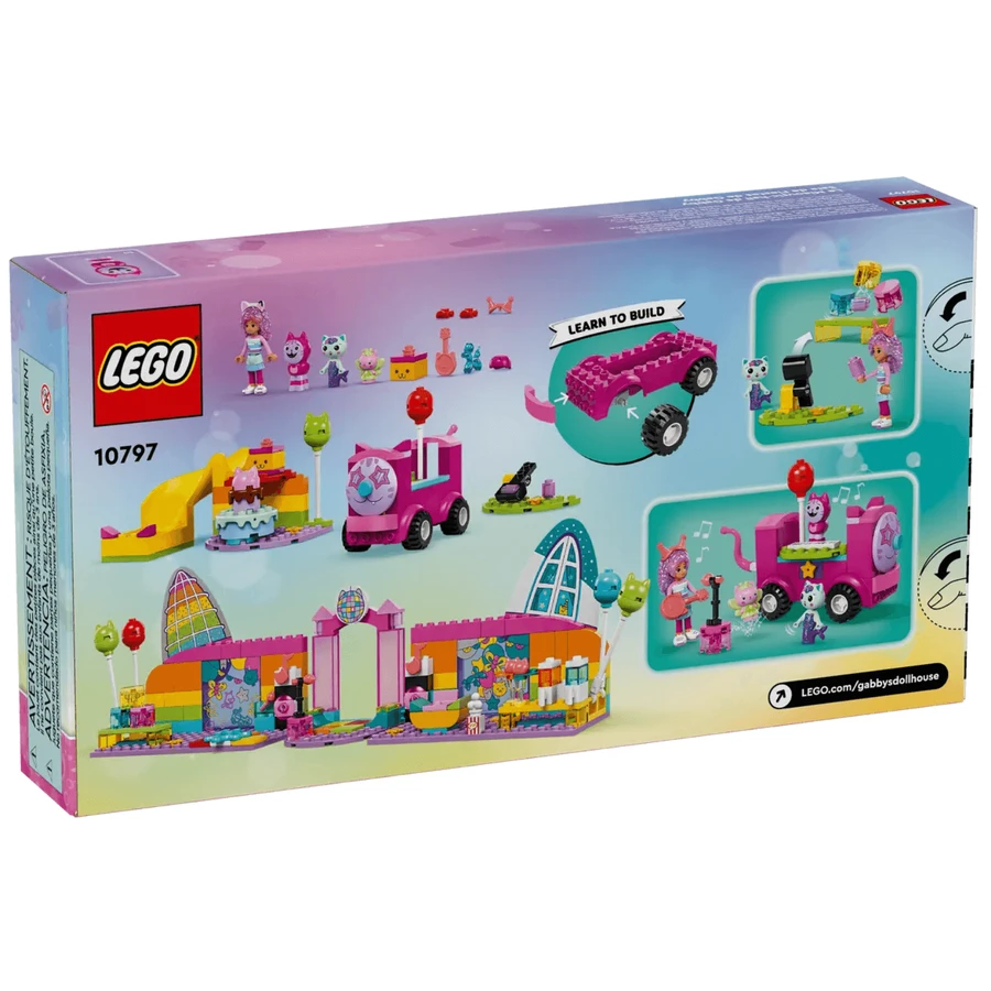 Кімната для вечірок Габбі, 4+ років, 10797, Ляльковий будиночок Lego Gabbys: ціни та характеристики