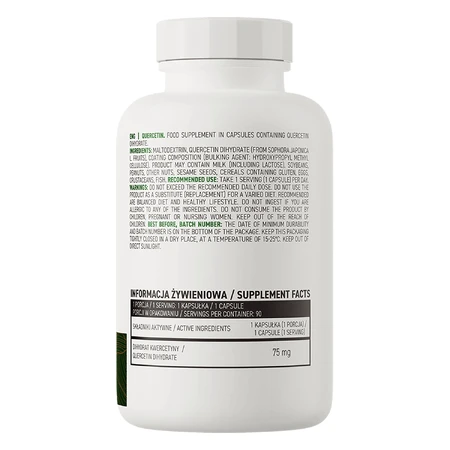 OstroVit Quercetin Vege, кверцетин, 90 капсул: ціни та характеристики