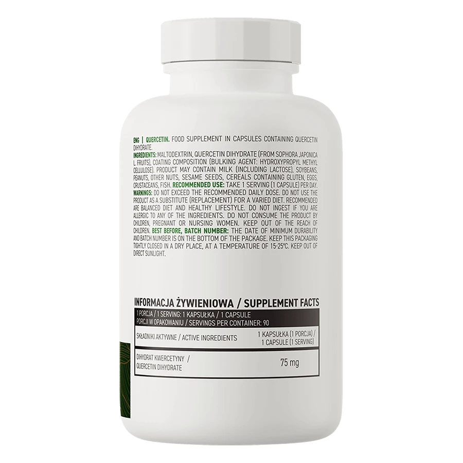 OstroVit Quercetin Vege, кверцетин, 90 капсул: ціни та характеристики