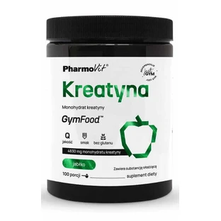 Креатин моногидрат 500г яблочный вкус GymFood Pharmovit