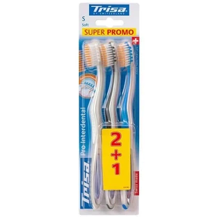 Набір зубних щіток pro Interdental, Trio Medium, Trisa