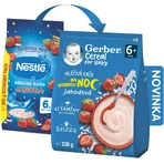Gerber Каша молочна Gerber Каша молочна полунична На добраніч 230 г: ціни та характеристики
