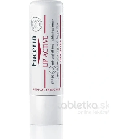 Помада для губ Eucerin LIP AKTIV 1×4,8 г, пом'якшує губи: ціни та характеристики