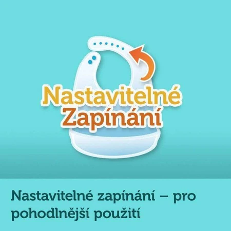 Canpol babies Bonjour Paris Силіконовий нагрудник з кишенькою синій: ціни та характеристики