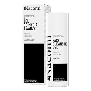 Набор Nacomi Gentleman Deep Hydration, эл. средство для мытья лица, 140 мл + масло для бороды, 40 мл + крем после бритья, 50 мл