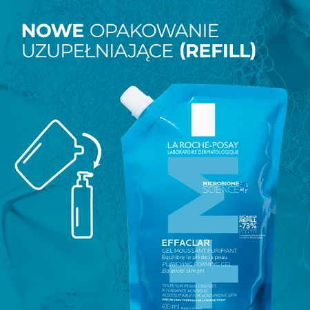 La Roche-Posay Effaclar Пінка для вмивання, запасна, 400 мл: ціни та характеристики