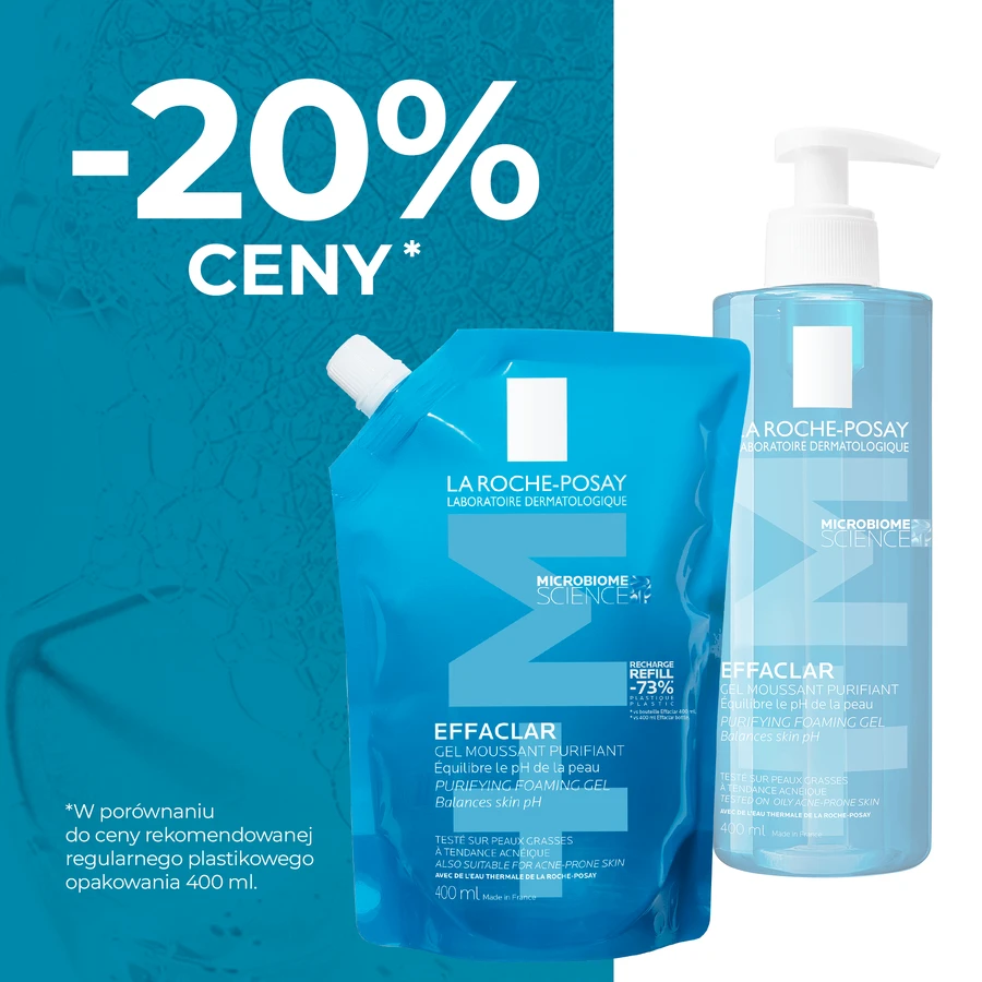 La Roche-Posay Effaclar Пінка для вмивання, запасна, 400 мл: ціни та характеристики
