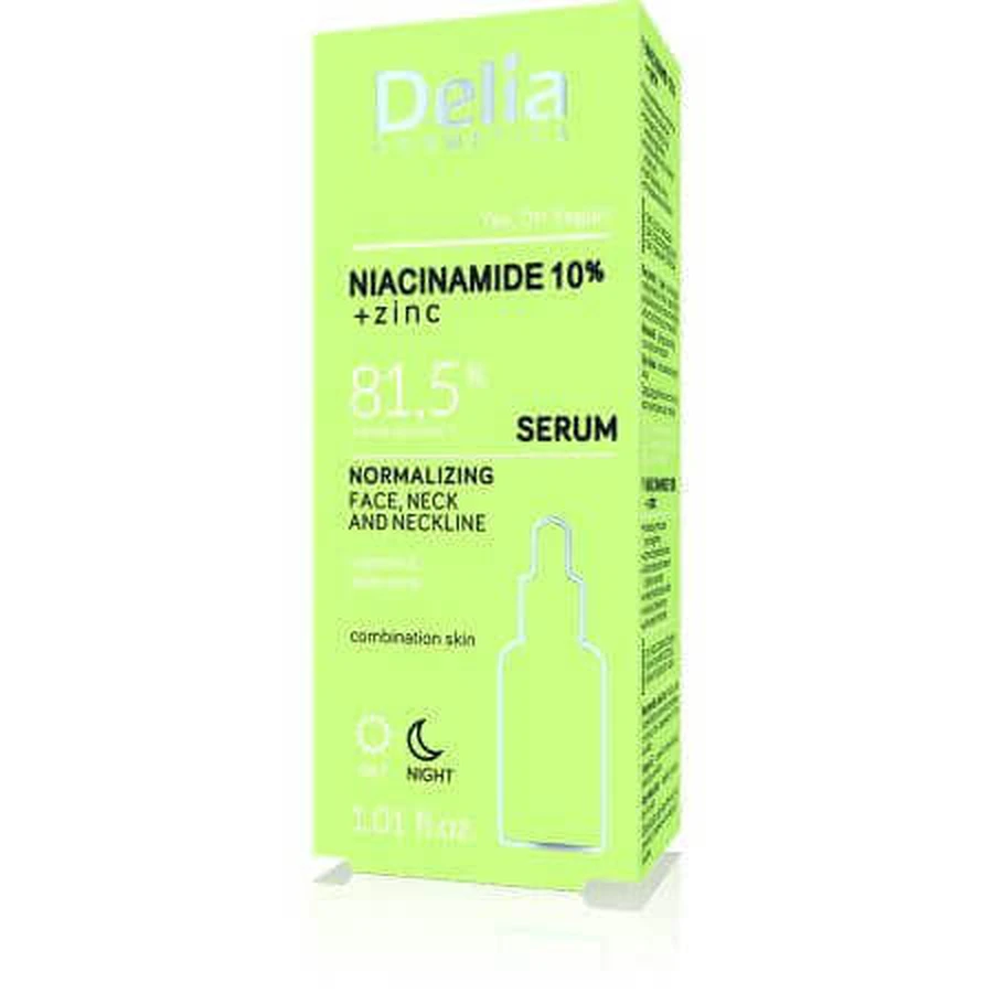 Нормализующая сыворотка с ниацинамидом 10% Normalising, 30 мл, Delia Cosmetics: цены и характеристики