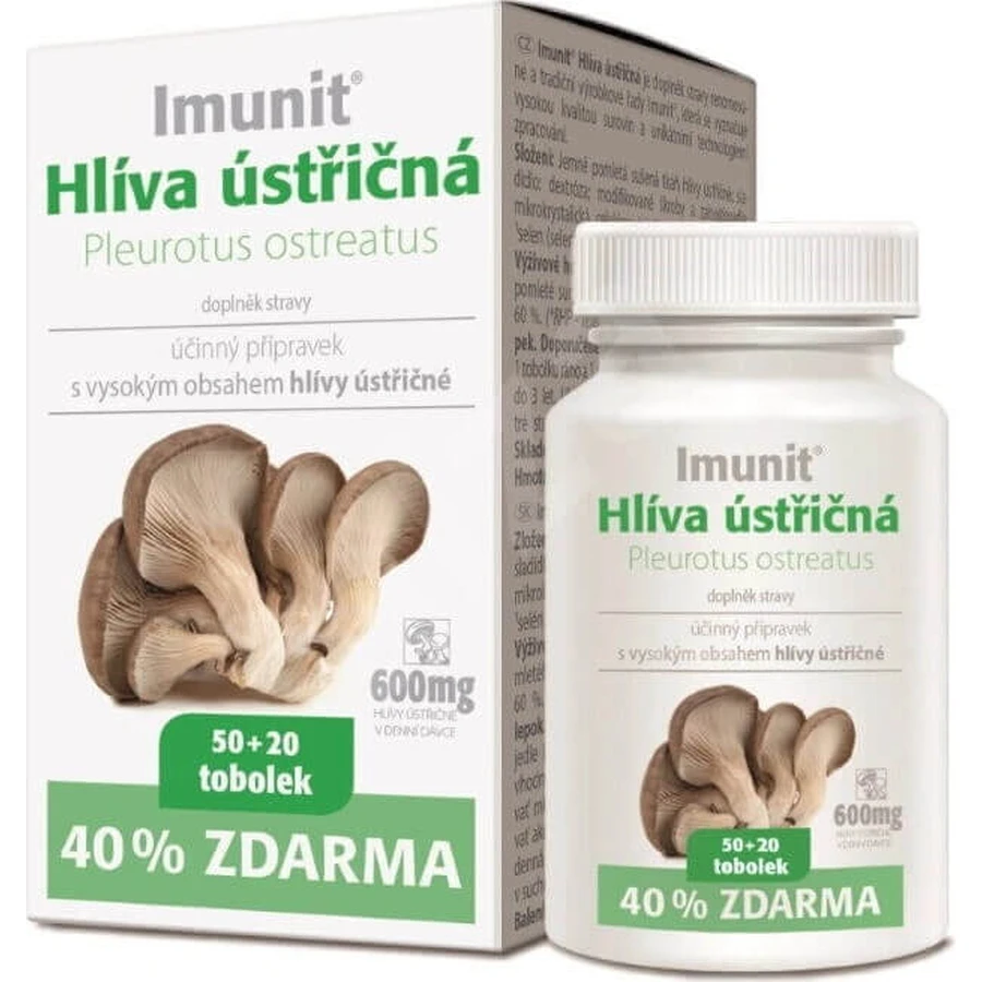 Imunit HLIVA вешенка 1×210 cps, пищевая добавка: цены и характеристики