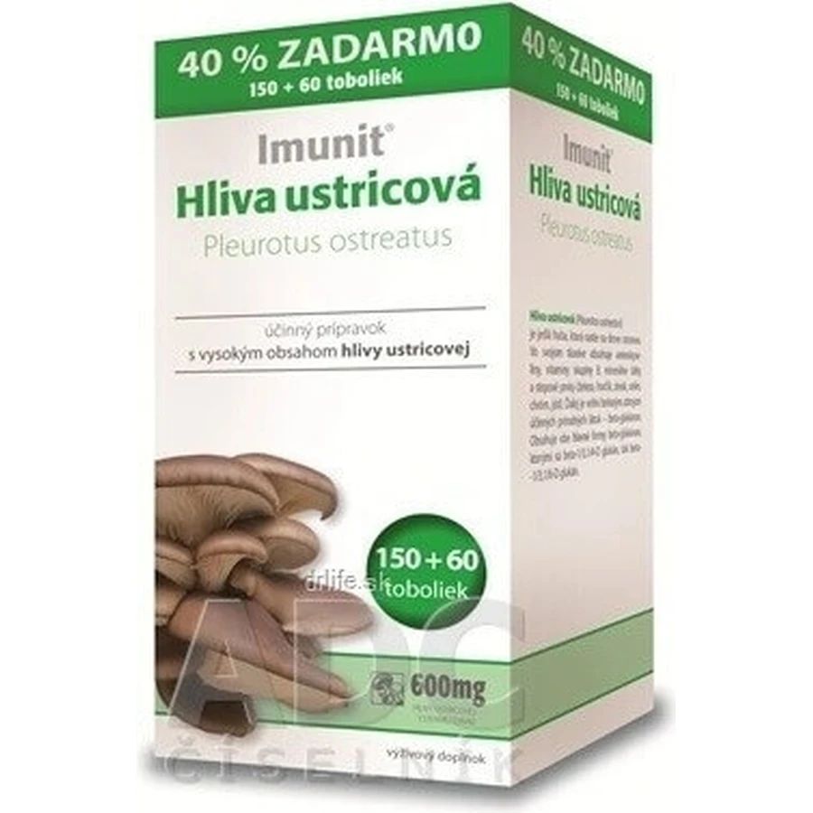 Imunit HLIVA вешенка 1×210 cps, пищевая добавка: цены и характеристики