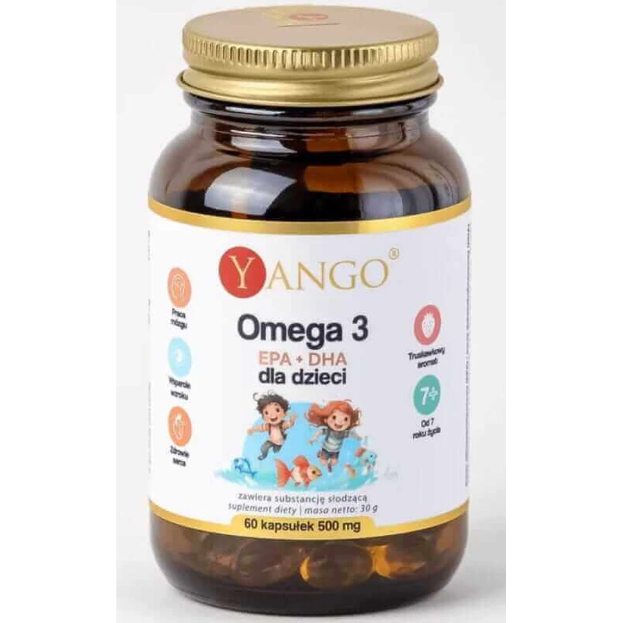 Омега 3 для детей EPA + DHA, 60 капсул Yango: цены и характеристики