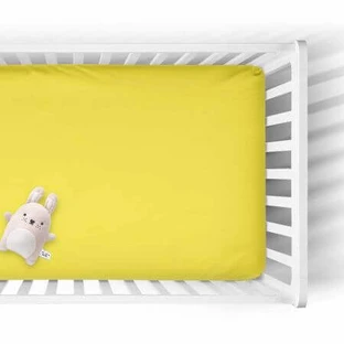 Трикотажная простыня на резинке, 120x60 см, Yellow Sun, Tuxi Brands