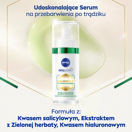 Nivea Cellular Luminous 630 Сироватка від гіперпігментації постакне, 30 мл: ціни та характеристики
