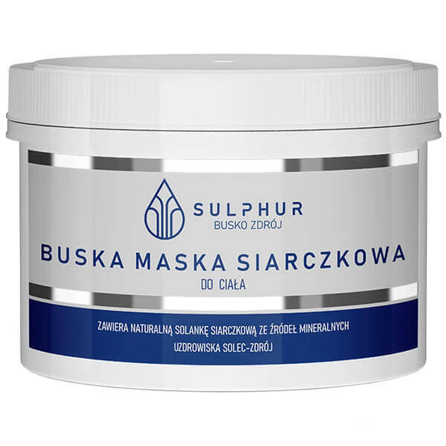 Сульфідна маска для тіла Buska, 500 г - тривалий термін зберігання!: ціни та характеристики