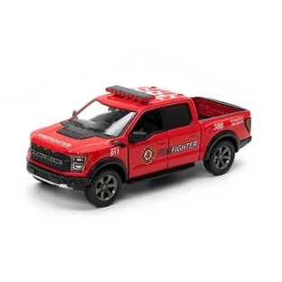 Ford F-150 Raptor Raptor Police/Fire, 13 см, 3 года+, Kinsmart