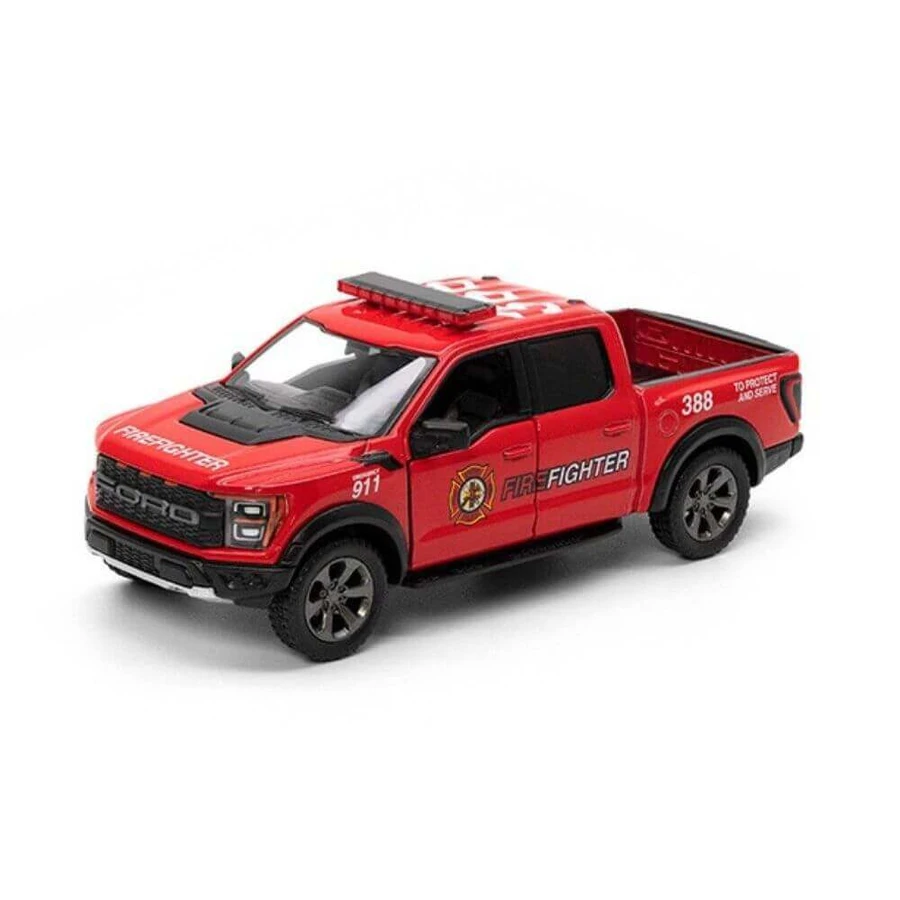 Ford F-150 Raptor Raptor Police/Fire, 13 см, 3 года+, Kinsmart: цены и характеристики