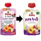 Эко пюре из яблок, персиков и ягод, +8 месяцев, 90 гр, Holle Baby Food