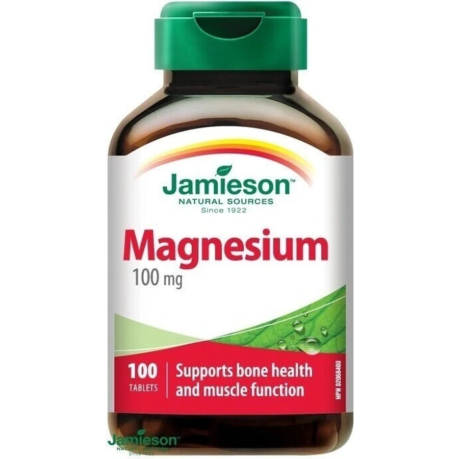 JAMIESON MAGNESIUM 100 мг 1×100 табл, магній: ціни та характеристики