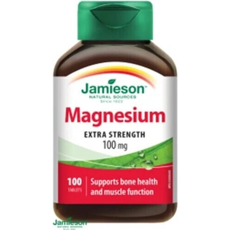 JAMIESON MAGNESIUM 100 мг 1×100 табл, магній: ціни та характеристики
