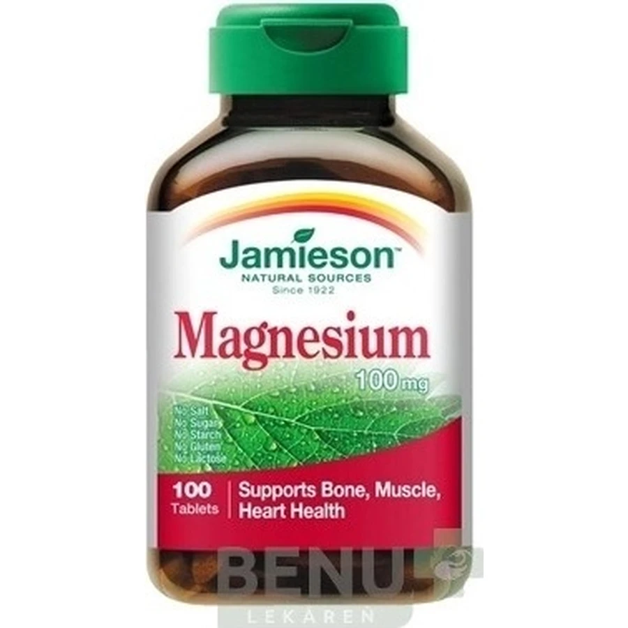 JAMIESON MAGNESIUM 100 мг 1×100 табл, магній: ціни та характеристики