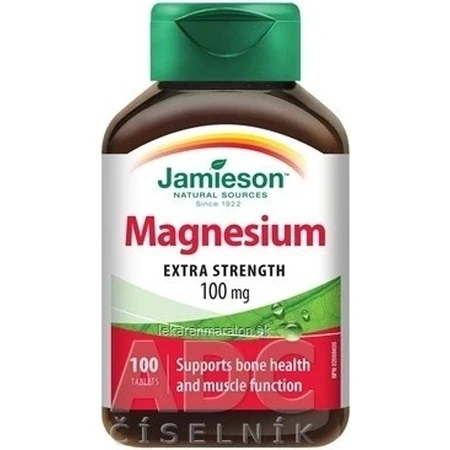 JAMIESON MAGNESIUM 100 мг 1×100 табл, магній: ціни та характеристики