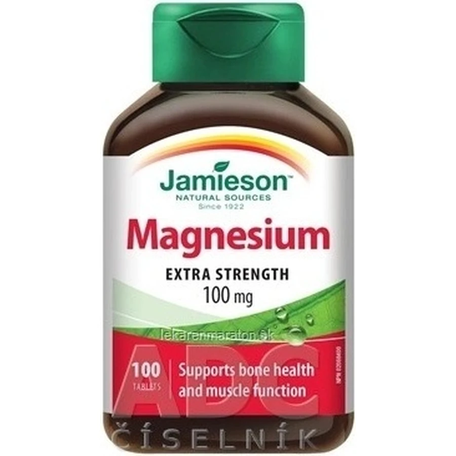 JAMIESON MAGNESIUM 100 мг 1×100 табл, магній: ціни та характеристики