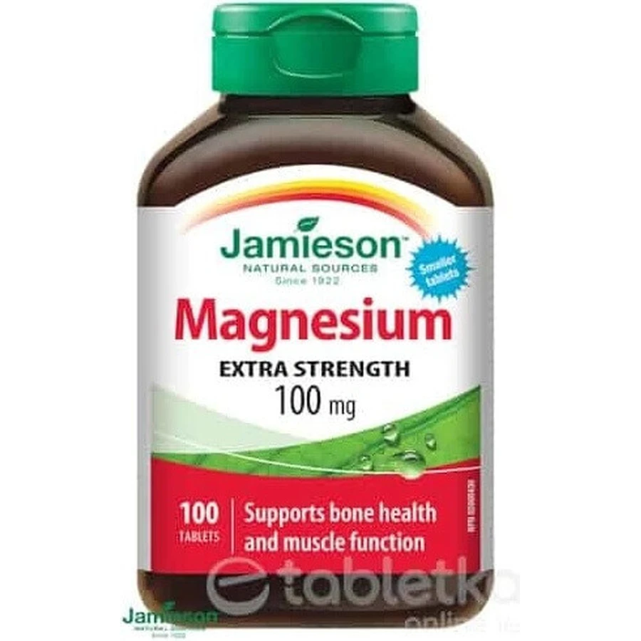 JAMIESON MAGNESIUM 100 мг 1×100 табл, магній: ціни та характеристики