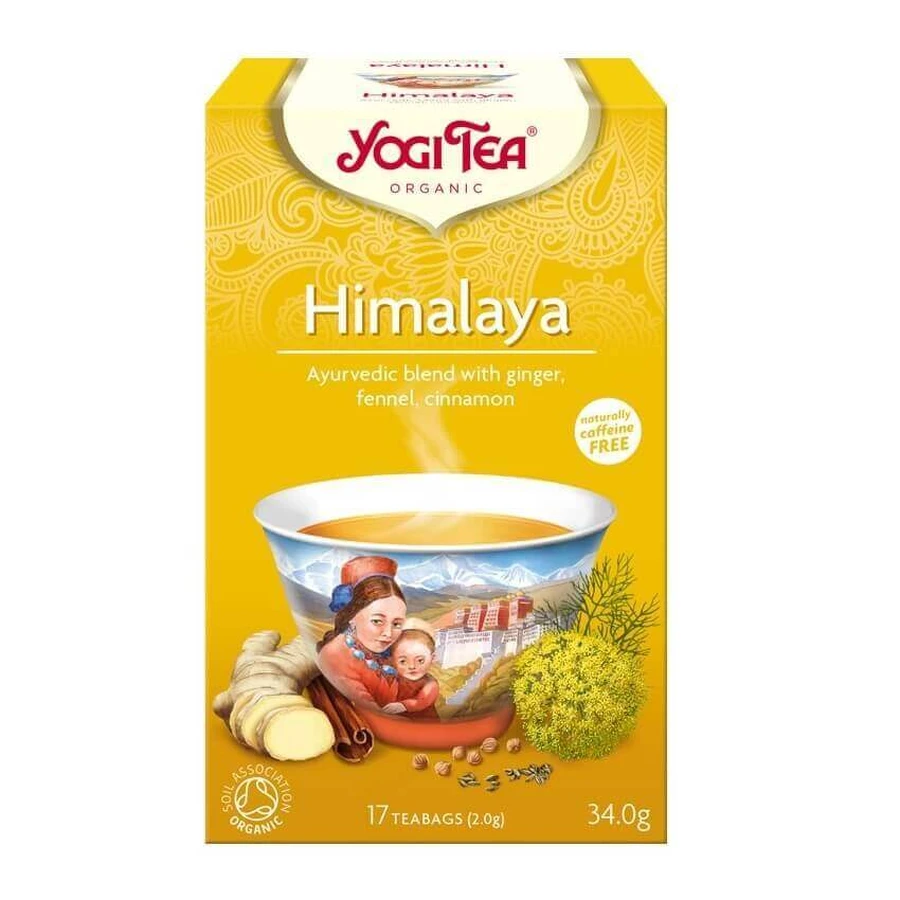 Гімалайський чай, 17 пакетиків, Yogi Tea: ціни та характеристики