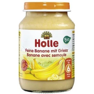 Holle органический детский снек Мягкие бананы с манкой 190 г