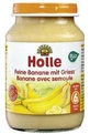 Holle органический детский снек Мягкие бананы с манкой 190 г