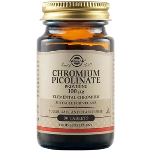 Пиколинат хрома 100 мкг Solgar Chromium Picolinate, 90 таблеток
