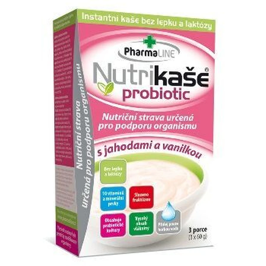 Пробиотик Nutrikae с клубникой и ванилью, 3 х 60 г: цены и характеристики