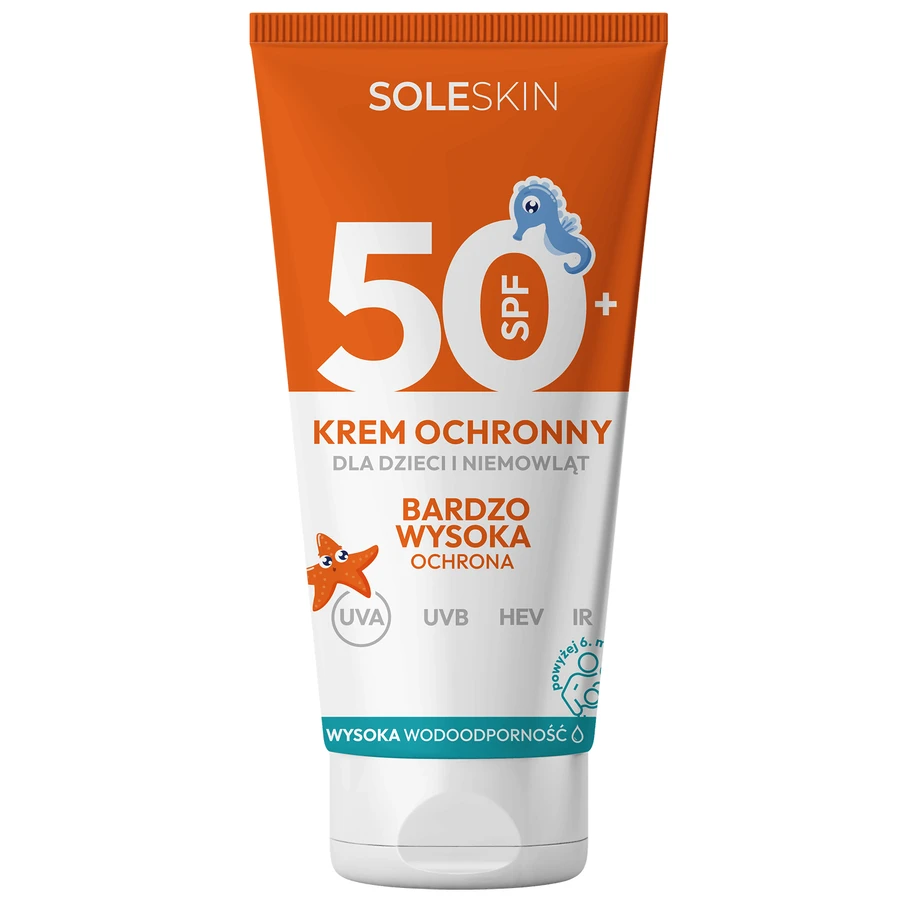 Soleskin Kids, защитный крем для детей и младенцев, SPF 50+, с 6 месяцев, 100 мл: цены и характеристики