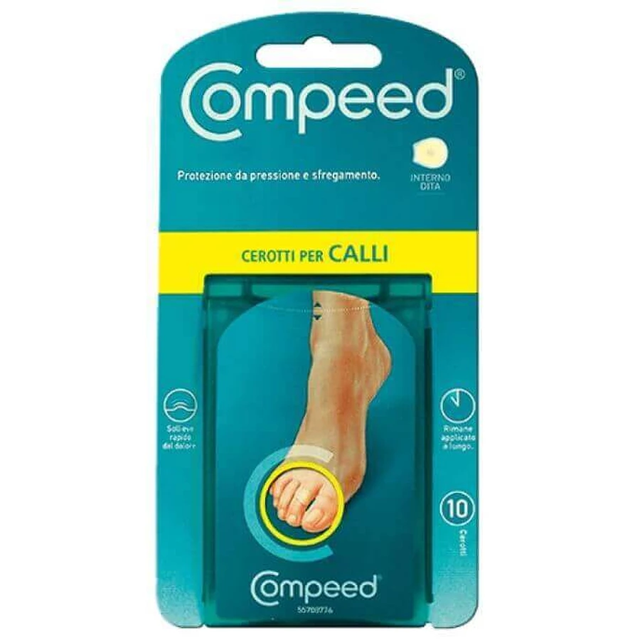 Міжцифрові пластирі для глибокого циклу, 10 штук, Compeed: ціни та характеристики