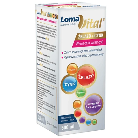 Loma Vital elazo + Zinc, жидкость, 500 мл: цены и характеристики
