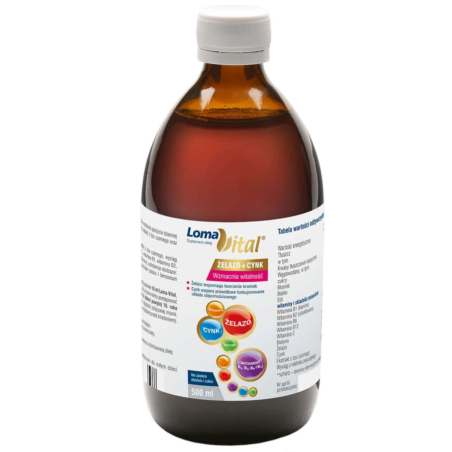 Loma Vital elazo + Zinc, жидкость, 500 мл: цены и характеристики