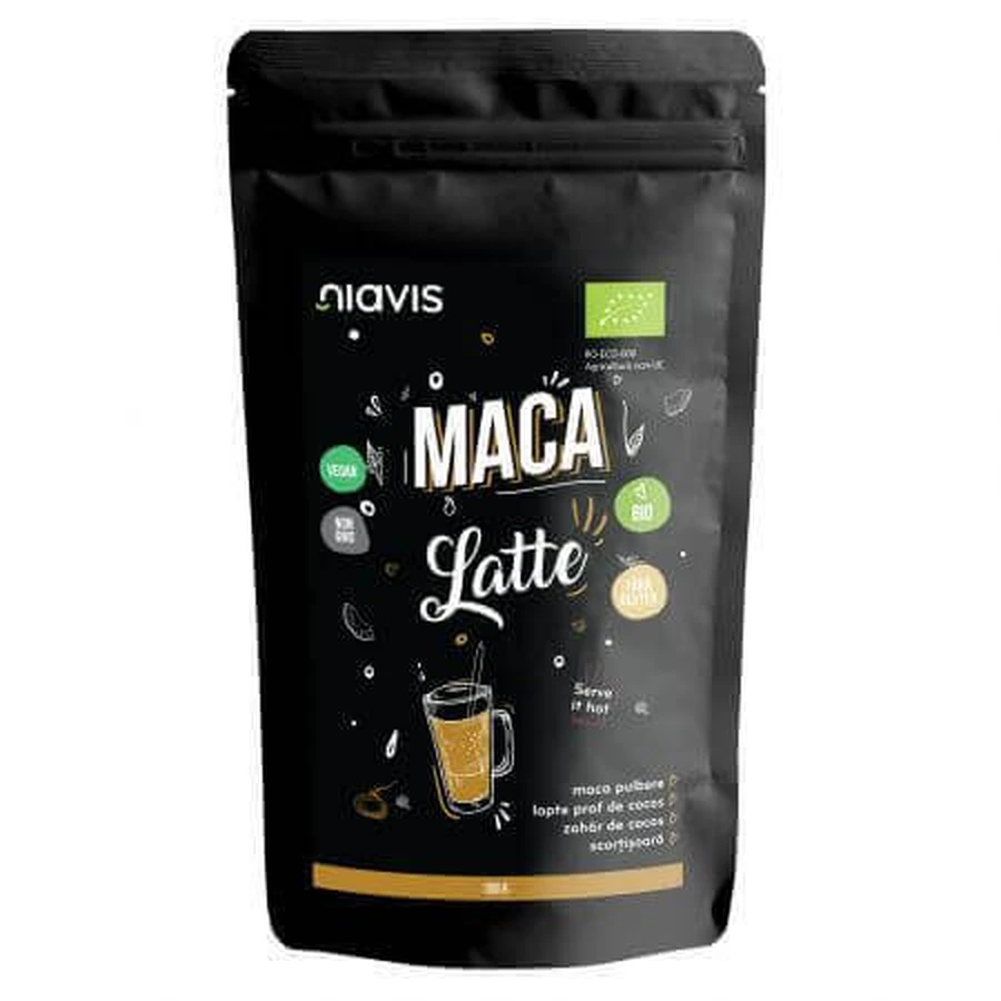 Мака лате в порошку еко, 150 г, Niavis: ціни та характеристики