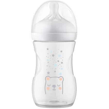 Пляшечка Philips Avent Natural Response з клапаном AirFree 260 мл, ведмедик, 1м+: ціни та характеристики
