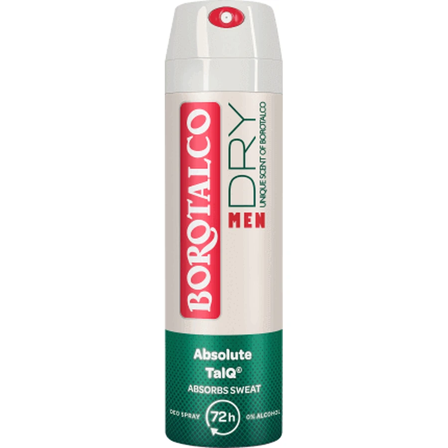 Дезодорант-спрей Borotalco DRY Alsolute TalQ, 150 мл: цены и характеристики