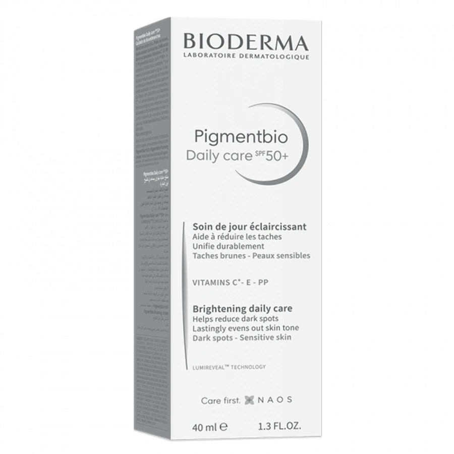 Денний крем для обличчя Bioderma Pigmentbio SPF 50+ 40 мл: ціни та характеристики
