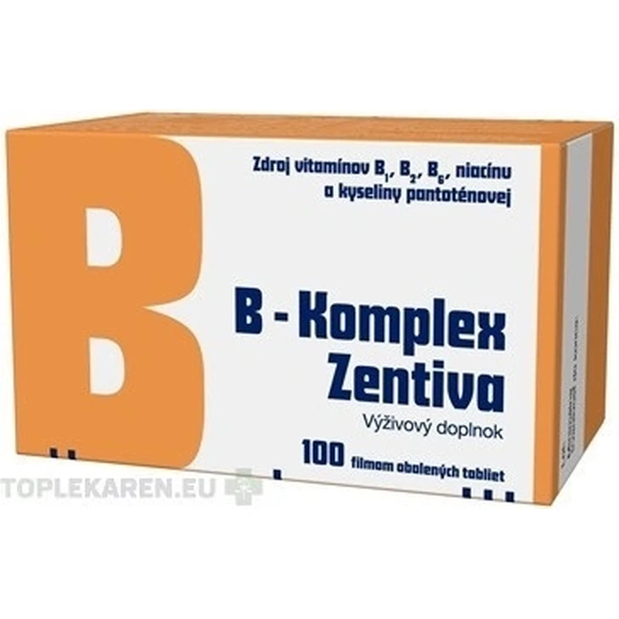 В-комплекс Зентіва 30 табл 1×30 табл, вітамін В: ціни та характеристики