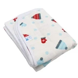 Ковдра подвійна з флокованого мусліну, 80x100 см, Baltic Bebe