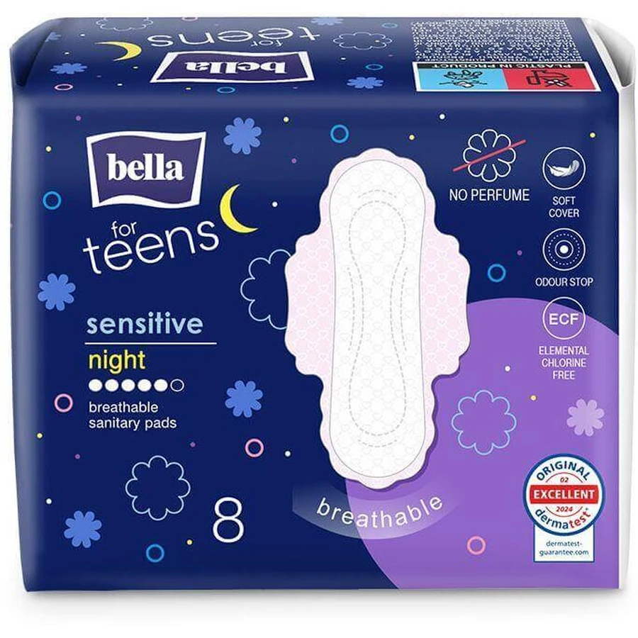 Bella для подростков Sensitive Night mentruané wolves noné 8 шт.: цены и характеристики