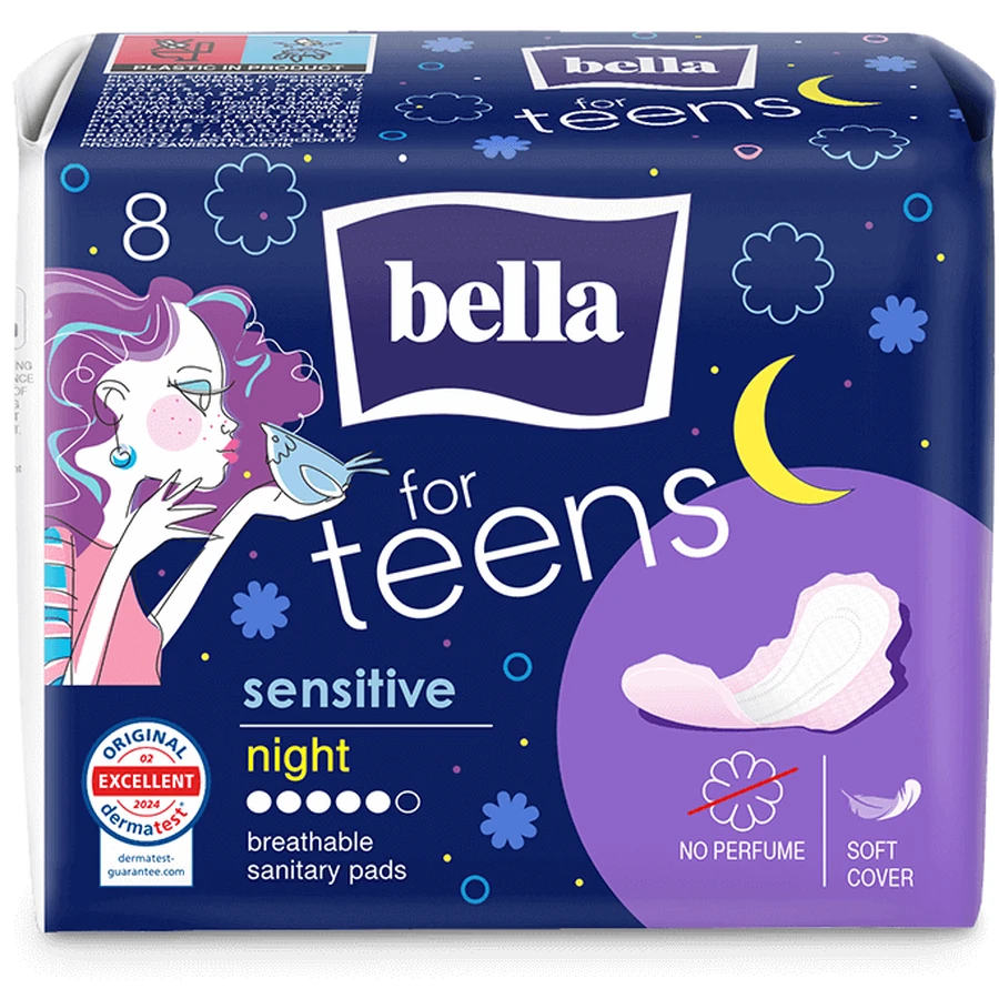 Bella для подростков Sensitive Night mentruané wolves noné 8 шт.: цены и характеристики