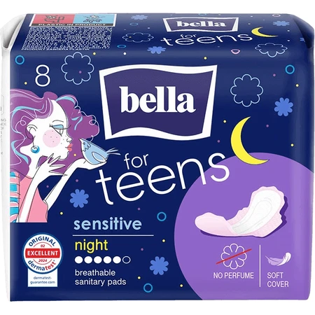 Bella для подростков Sensitive Night mentruané wolves noné 8 шт.: цены и характеристики