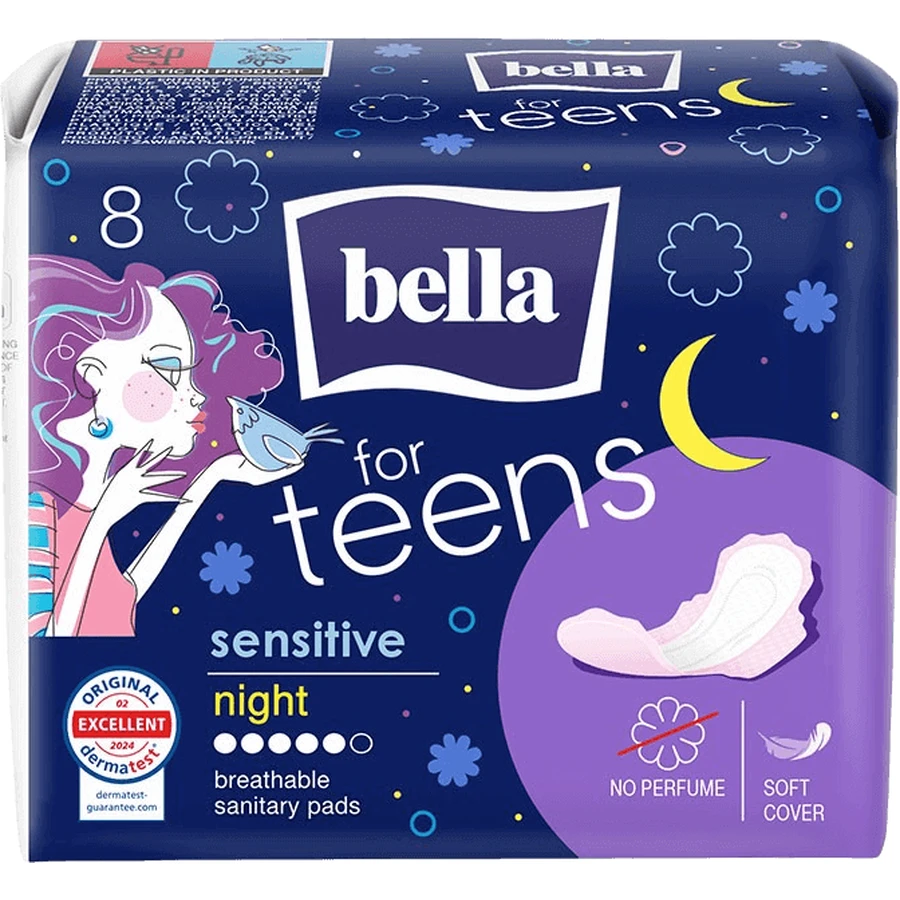 Bella для подростков Sensitive Night mentruané wolves noné 8 шт.: цены и характеристики
