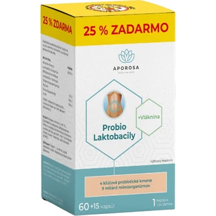 Aporosa Probio Лактобактерії 25% БЕЗКОШТОВНО 75 капсул
